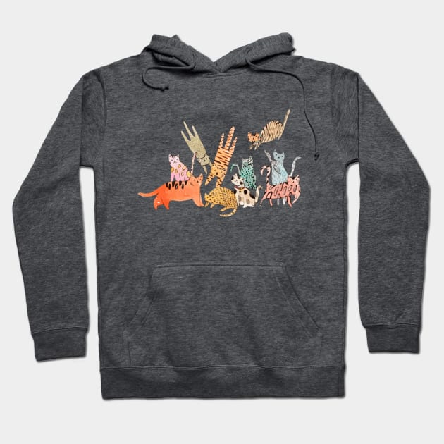 Cat lovers Hoodie by TheLazyPainter